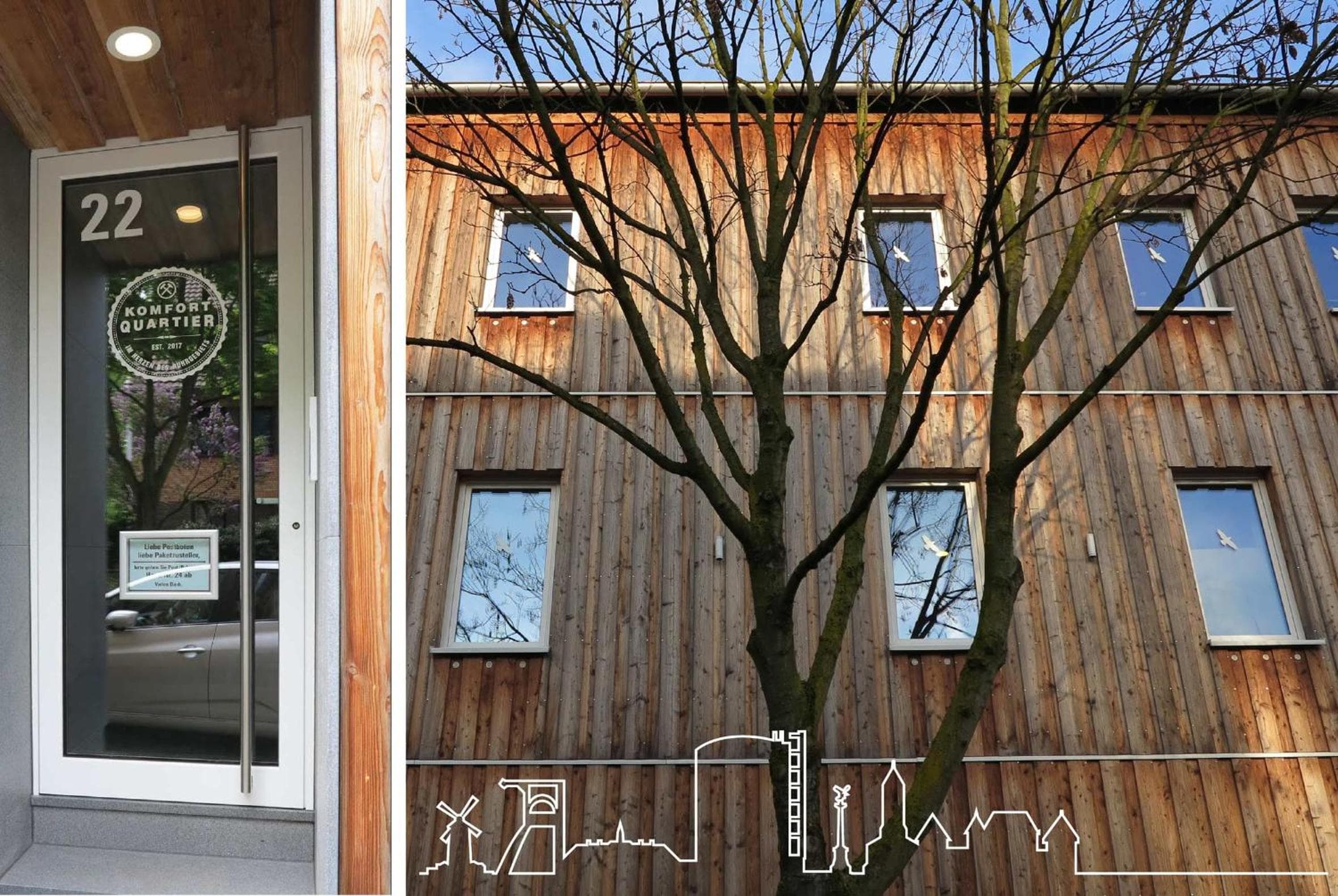 viel Platz, 2 große Schlafzimmer, Küche mit Essplatz, Balkon, nahe Centro & Arena