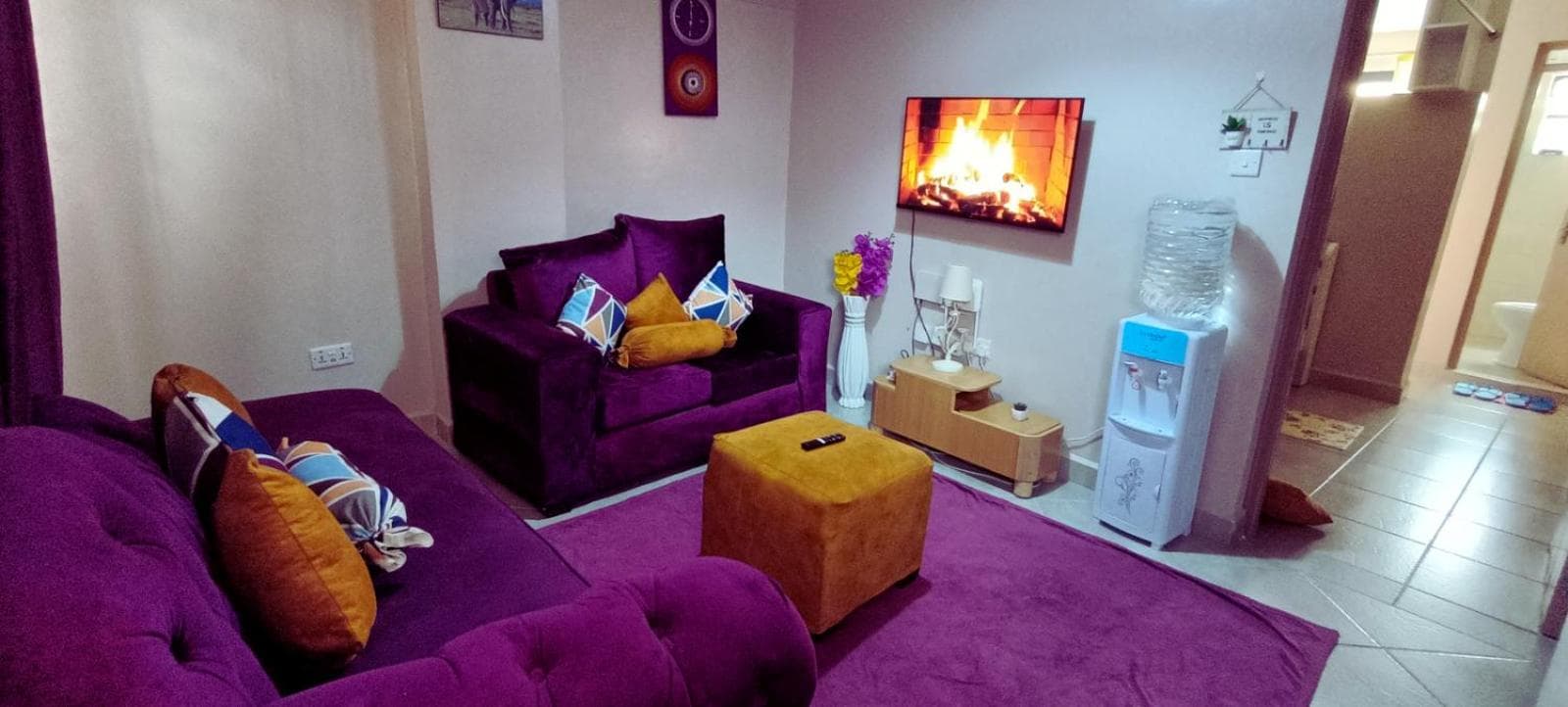The Purple Gem Airbnb -South B- Oak South Apartments
