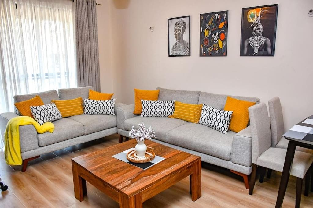 Naze homes Cozy furnished 2BR apartment close to JKIA and SGR