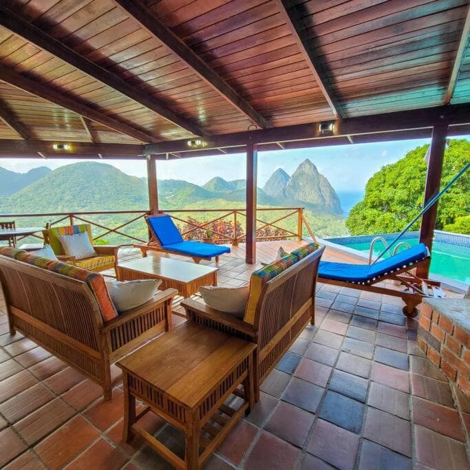 $1MIL Luxury Villa PITON VIEW - Colombette Villa