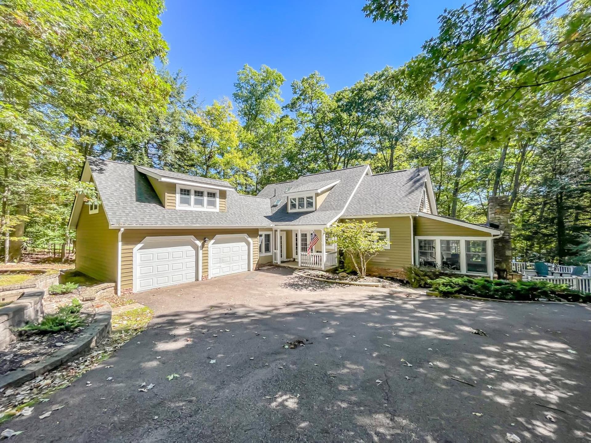 Updated Lakefront with Outdoor Fireplace Hot Tub Dock
