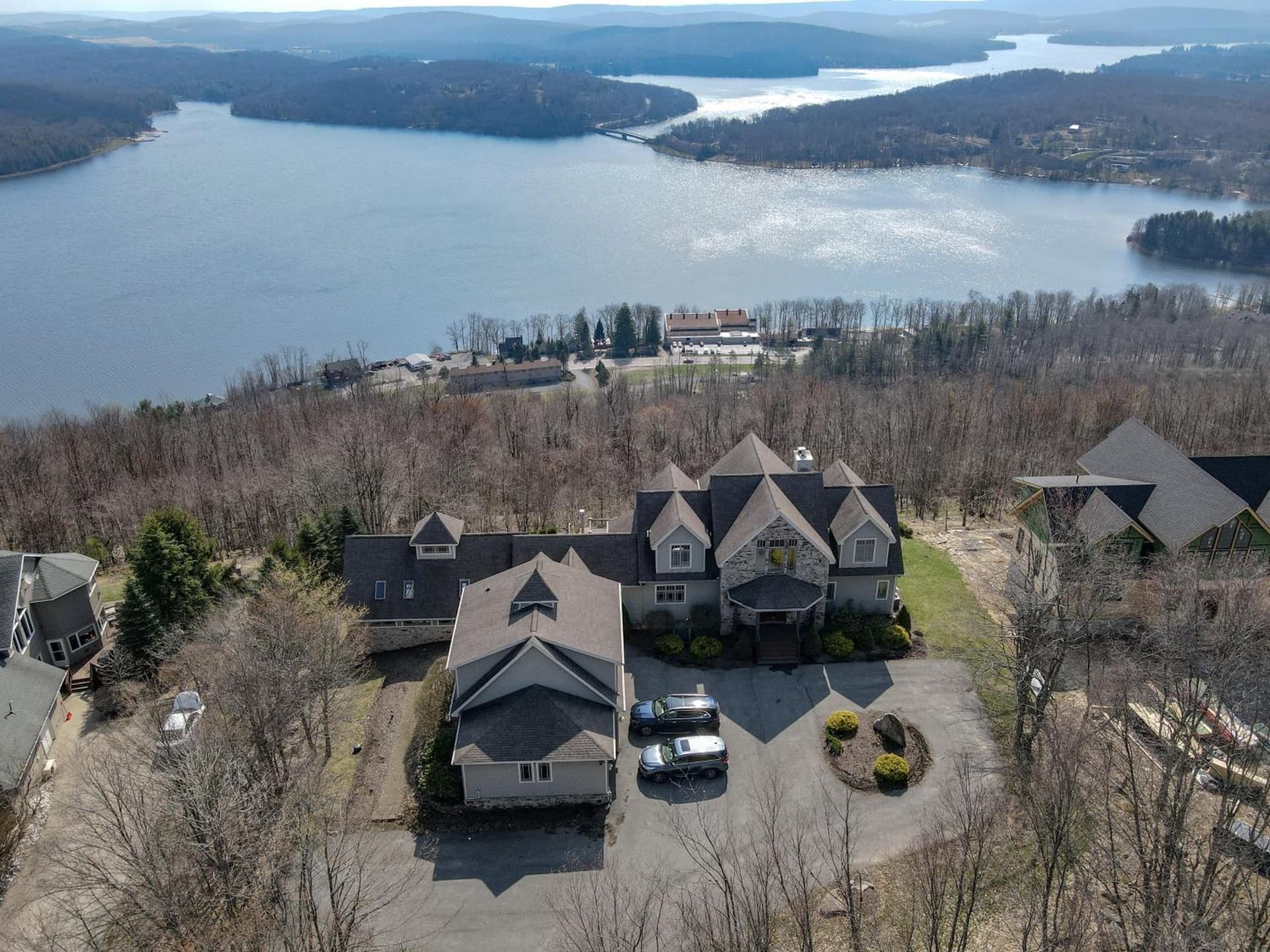 Indoor Pool Huge Home Best View of the Lake