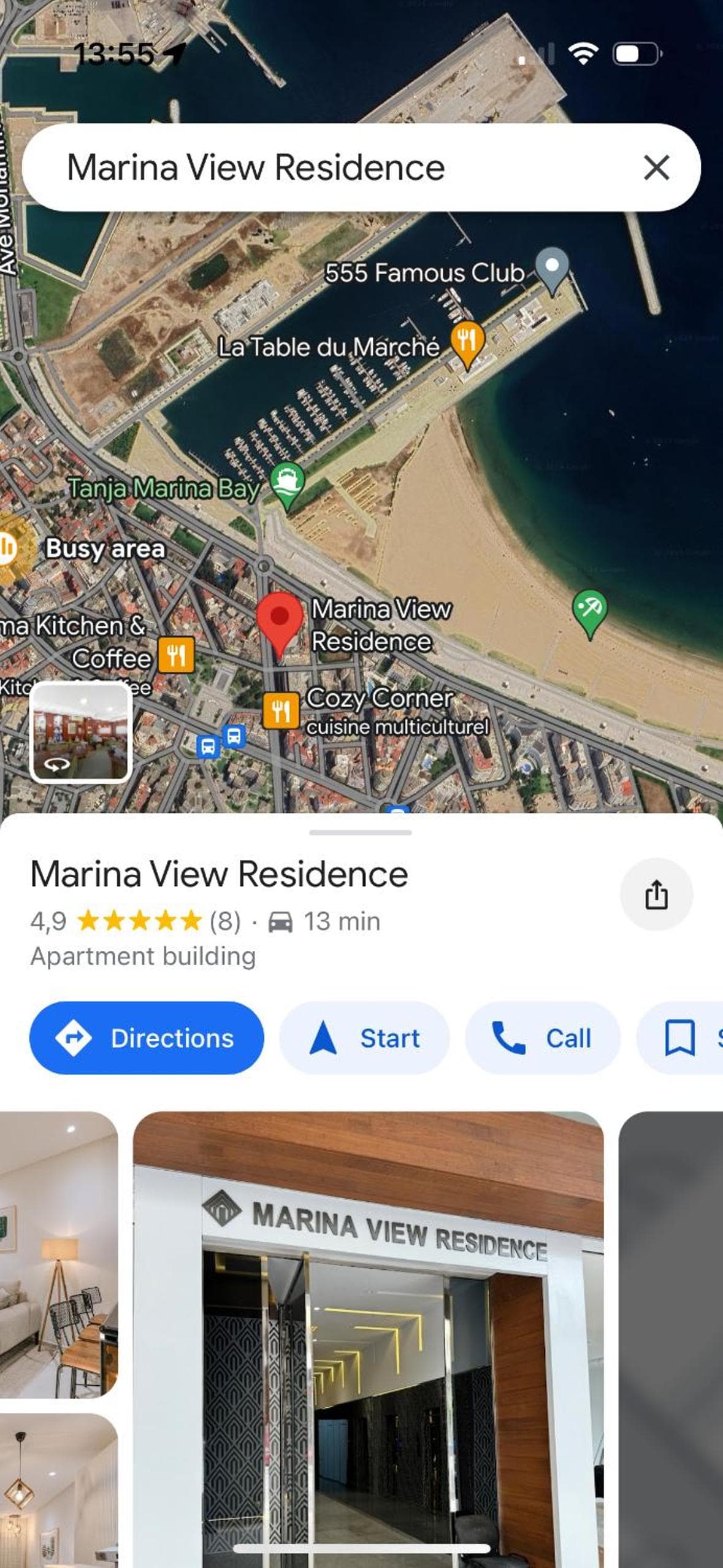Marina View Residence, Luxury Studio, Ocean View, Enjoy Starlink High Speed WiFi, IPTV, PlayStation PS4 Plus, Near TGV, Airport Bus, Taxi, Indrive, and so 