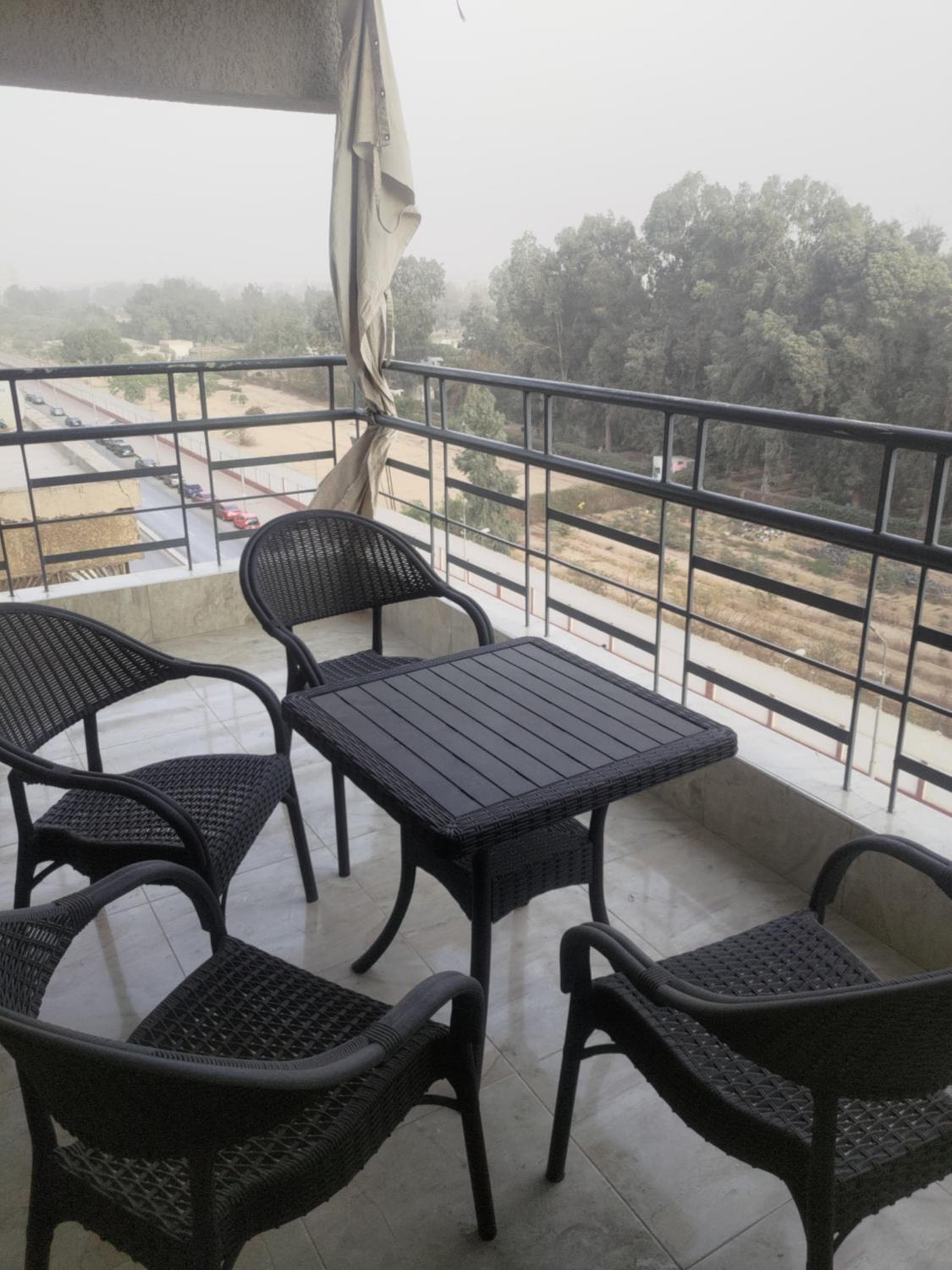 Cairo heart GEM attached to a balcony with airport view you can only book through booking app, Please contact us on our phone number provided on booking, a