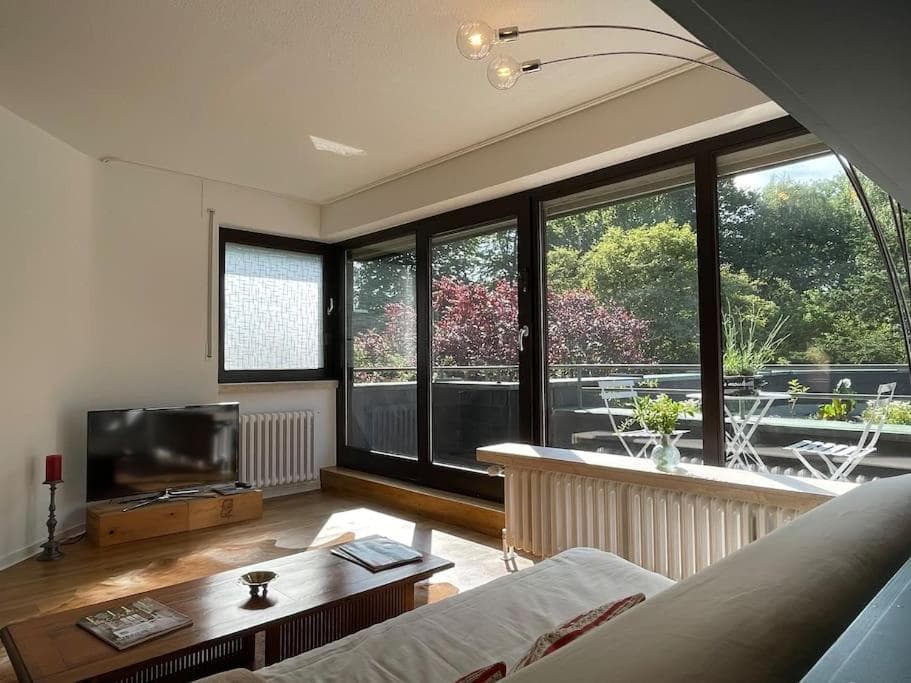 Große Loft- Wohnung Glück im Grünen