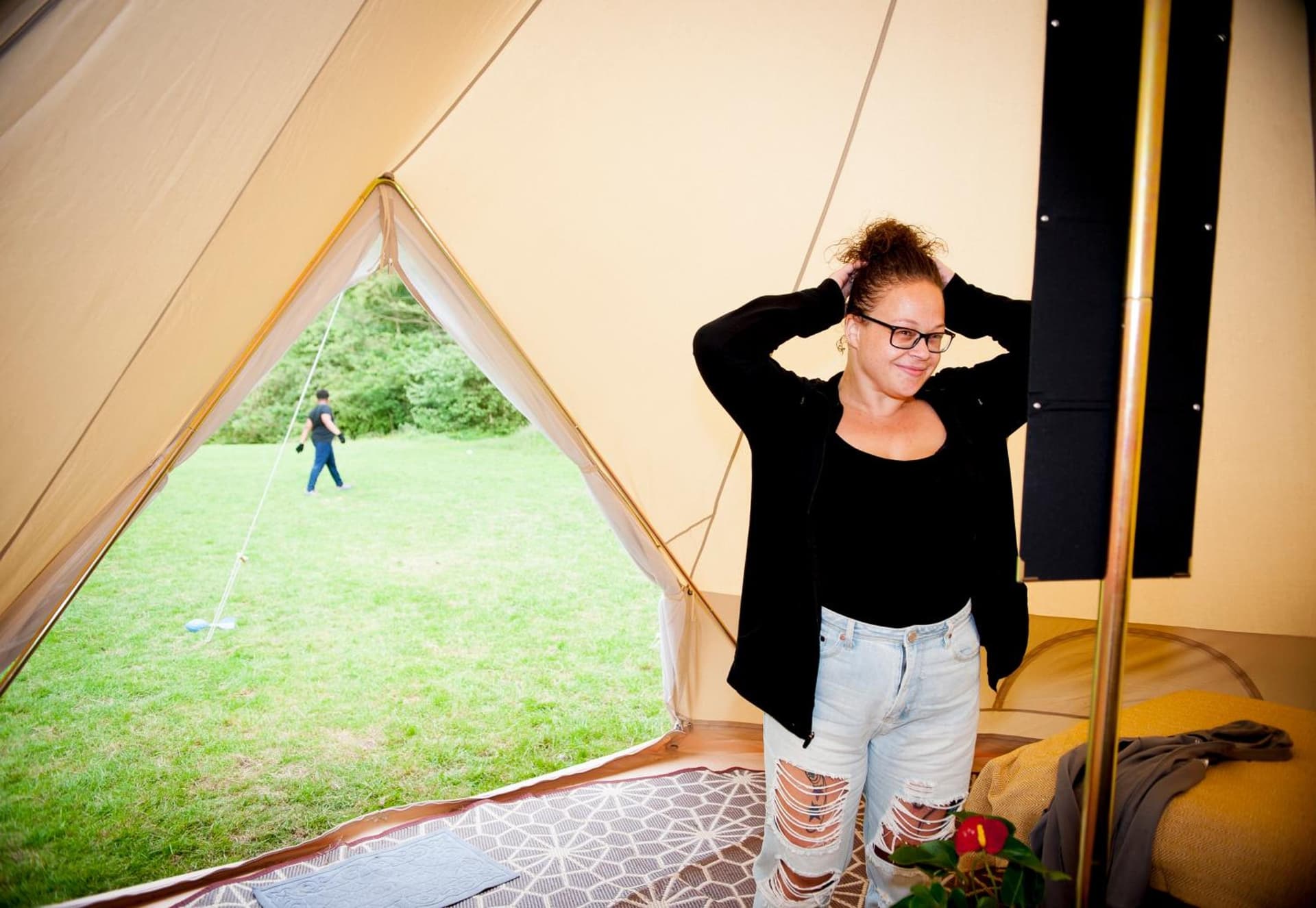 Nine Yards Bell Tents at the TT - Douglas