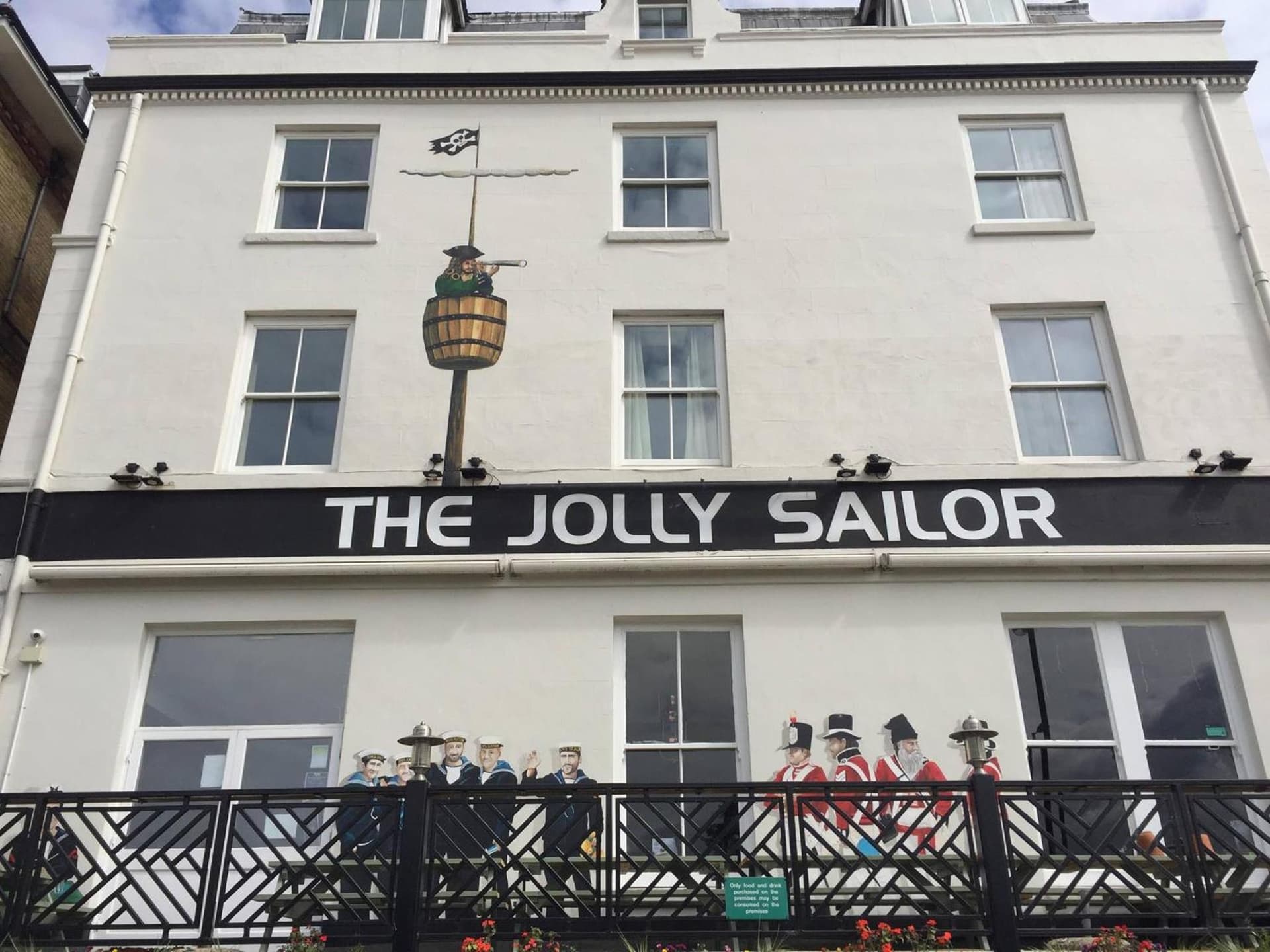Clarence Quarters Vintage Seafront Guest House Temporary Scaffolding Limited Views