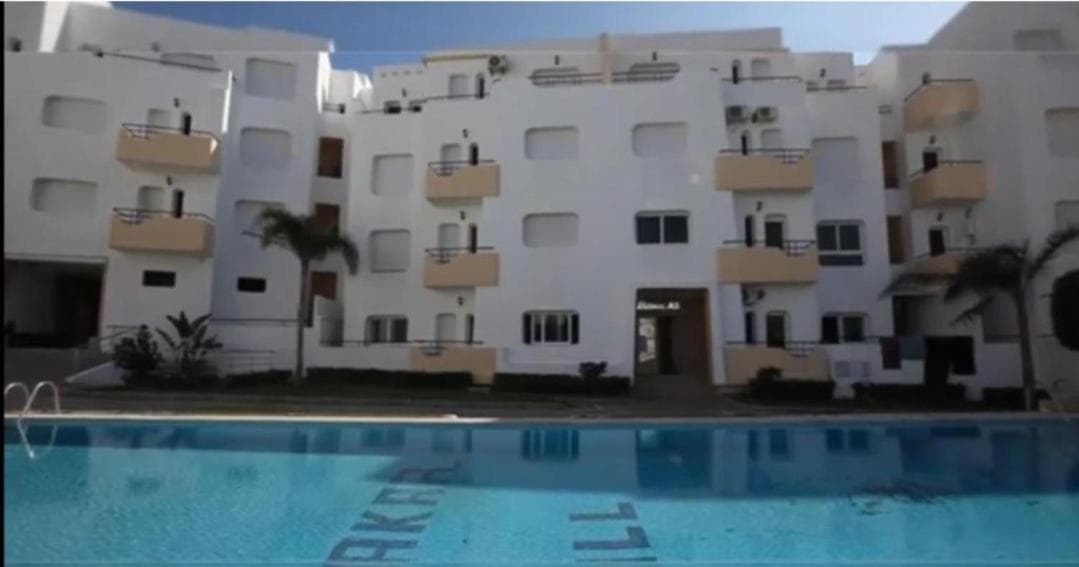 Appartement 2 avec piscines, vue sur mer et accès à la plage à Achakar Hill, Tanger