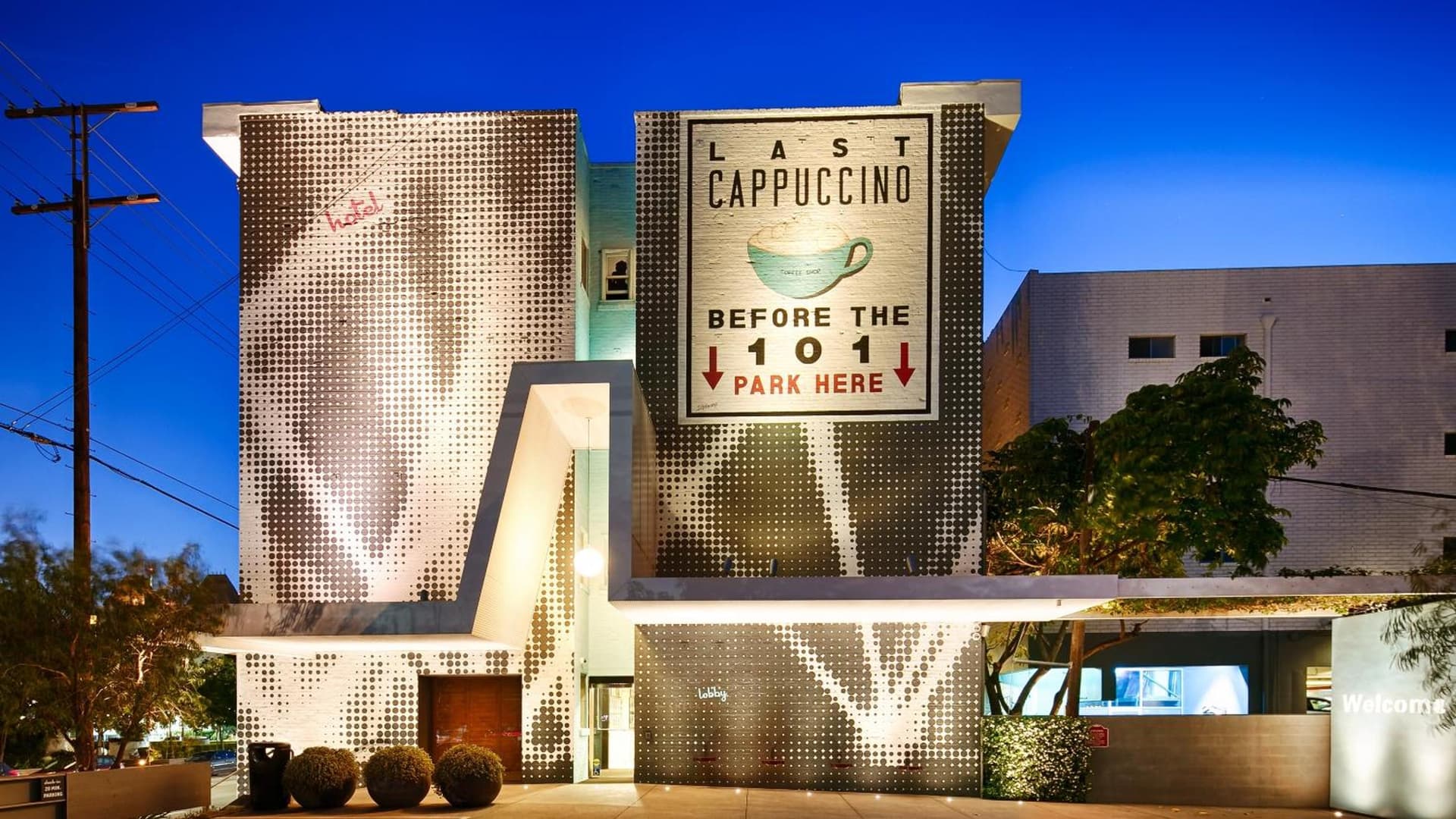 The Hollywood Franklin Hotel near Universal Studios