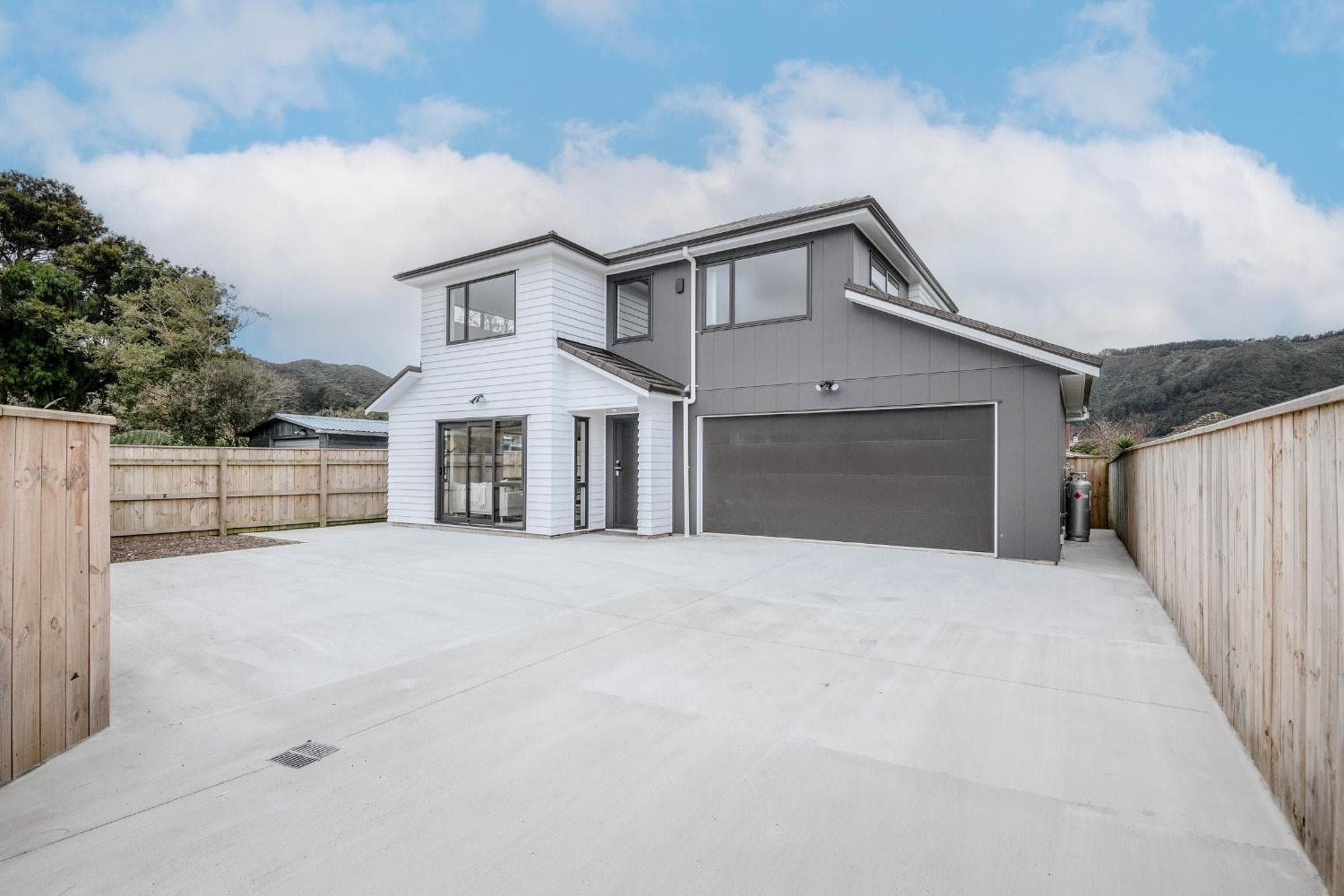 Newly built house