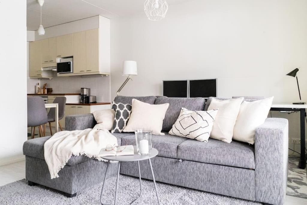 1br apartment in Kannelmäki with private sauna